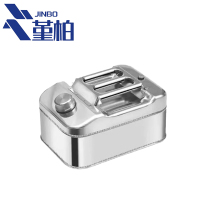 堇柏 不锈钢扁油桶 10L 个