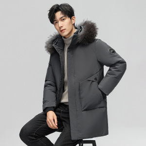 冬季新款90绒男装羽绒服外套山系户外加厚保暖青年男士羽绒服外套