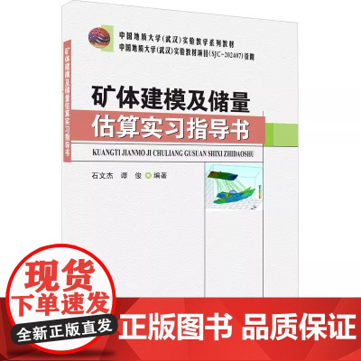 矿体建模及储量估算实习指导书 石文杰 谭俊 编著 中国地质大学出版社 9787562560425 商城正版