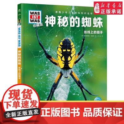 神秘的蜘蛛 德国少年儿童百科知识全书什么是什么珍藏版精装儿童科普百科全书自然科学历史7岁+中小学生儿童课外阅读书