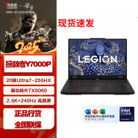 联想(Lenovo)拯救者Y7000P 2025款 16英寸电竞游戏笔记本电脑 定制 英特尔酷睿Ultra7-255HX 64G内存 2T固态 RTX5060独显 黑色