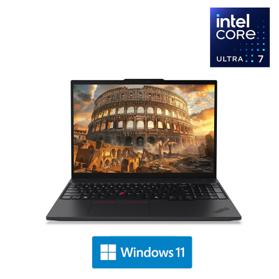ThinkPad T16 00CD AI 2024 酷睿版 16英寸设计师工程设计编程开发轻薄商务办公本笔记本手提电脑 Ultra7-155H ARC显卡 32G内存 1T固态