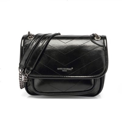 2020新款女流浪包邮差包斜挎包女士小众胸包女挎包女黑色