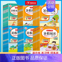 暑假练字帖 小学四年级 [正版]2023新开心暑假作业一二三四五六年级暑假专项训练上下册口算应用题暑假阅读同步练字帖暑假