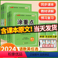 [语文]涂重点 一年级下 [正版]2024版新领程涂重点语文一二年级三3四4五5六6年级上册下册课堂笔记全解课课通小学语