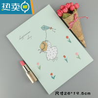 敬平特大号台式折叠化妆精致台式大号梳妆镜便携纸镜随身高清卡通镜子 米绿色 风筝女孩纸大号便携式用镜