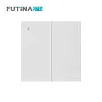 福田 开关 暗装墙壁开关面板 二位中转制 单位:个