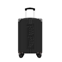 FOLLI FOLLIE 时尚FF竖条纹包角拉杆箱20英寸黑色FF-Y107A