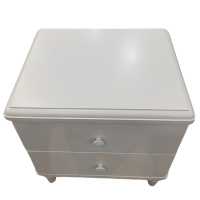 澜雅帝斯实木床头柜450*450*450mm个