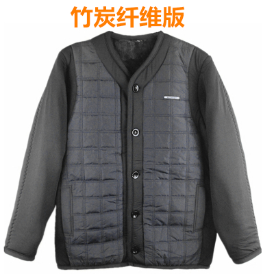 NEWLAKE中老年保暖棉服驼绒棉袄内胆加绒棉衣加厚外套男装驼绒棉衣老人棉衣