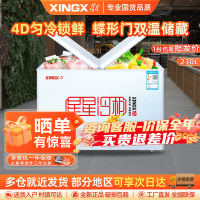 星星(XINGX)BCD-230HE 230升商用家用双温 冰柜 冷藏冷冻转换冷柜 商厨商用保鲜设备展示柜 顶开门冰箱