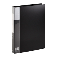 齐心 PF60AK 超省钱资料册 A4 60袋 黑 单个装