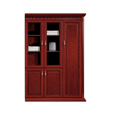 中豫鑫泽 ZYXZ4052403木质文件柜油漆贴木皮资料柜书柜 三门