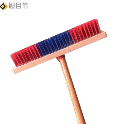 塑料长柄硬毛地板刷 25cm宽刷头 把
