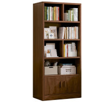 彭梵胡桃色书柜