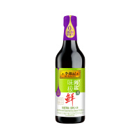 李锦记 薄盐味极鲜500ml 减盐25% 0添加防腐剂 特级鲜酱油生抽