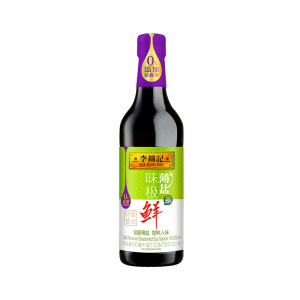 李锦记 薄盐味极鲜500ml 减盐25% 0添加防腐剂 特级鲜酱油生抽