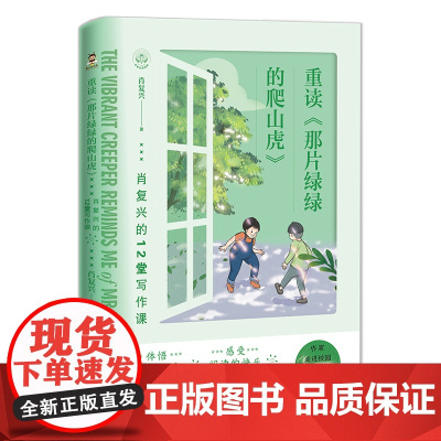 重读《那片绿绿的爬山虎》肖复兴的12堂写作课 三四五六年级小学生课外阅读书籍儿童文学老师推 荐读物寒暑假必读经典书目正版