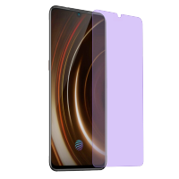 [送手机壳]轻万适用iqoo pro5g版钢化膜全屏抗蓝光防摔贴膜vivo手机保护膜全玻璃
