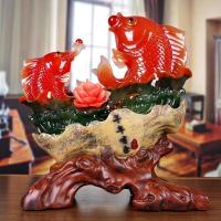 美帮汇鱼摆件家庭客厅酒柜装饰年年有余创意品公司店铺开业礼装饰品