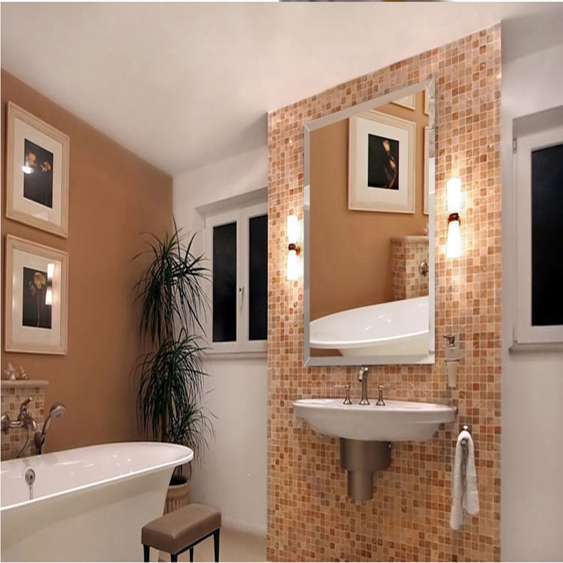 法耐(fanai)定制镜子片壁挂镜片定做悬挂化妆挂墙镜玻璃无框尺寸全身