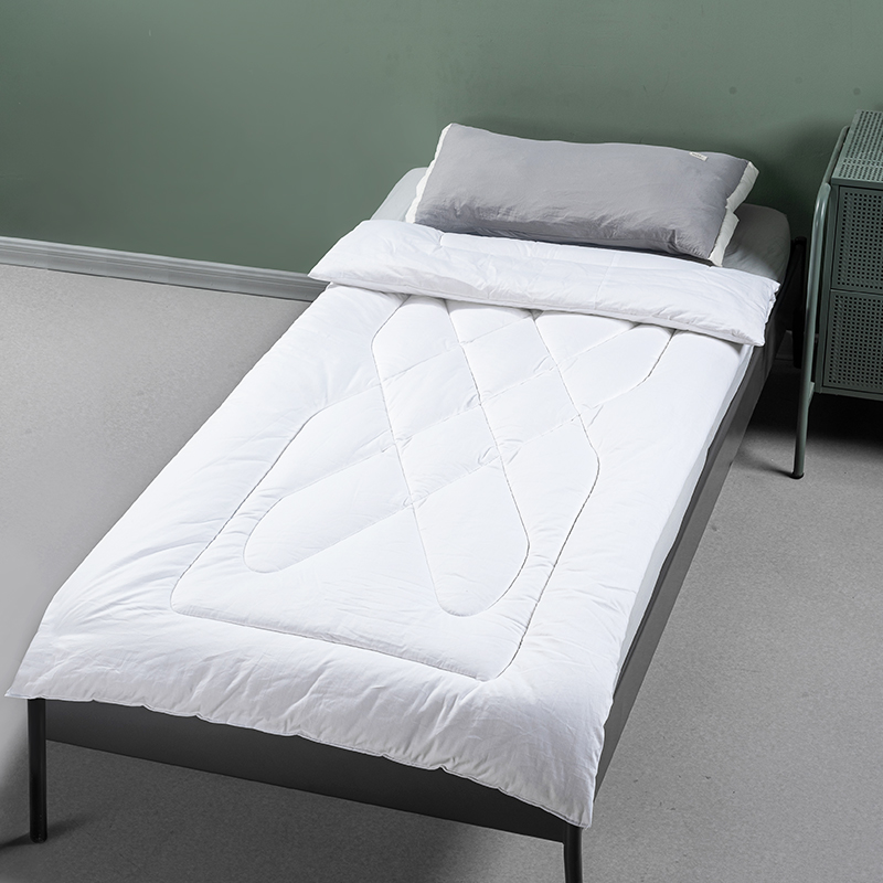 采馨 全棉褥子 白色床褥床垫 150cm*200cm 条