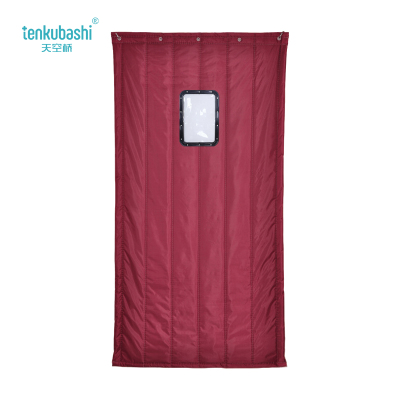 天空桥 棉门帘 MML-158酒红色30*45cm四层棉 平方米