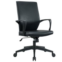 臻远 ZY-7475办公椅中背皮椅职员椅学习椅电脑椅转椅 西皮