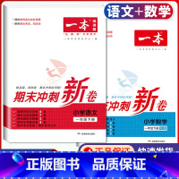 1年级下册 语文+数学 期末冲刺新卷 小学通用 [正版]小学期末冲刺新卷语文数学一年级二年级三年级上册下册四五六年级人教