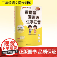 看拼音写词语生字注音 二年级上 RJ版 2025新教材 湖南师范大学出版社 牛胜玉 编 小学语文单元测试 小学教辅