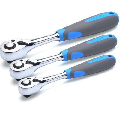 卡尔 双色柄快速脱落棘轮套筒扳手