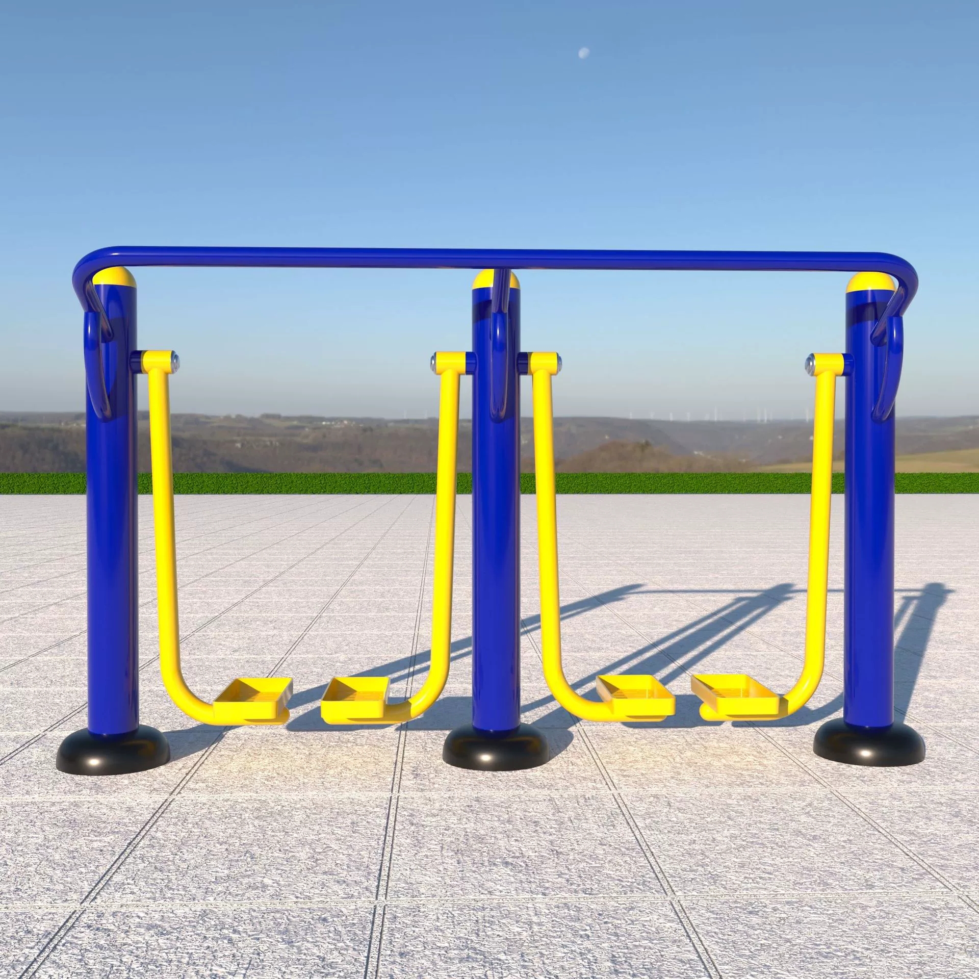 丝芝柔 双人漫步机 固定式 个