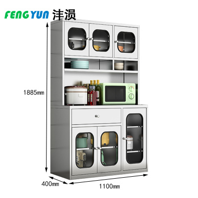沣涢 不锈钢餐边柜 1100*400*1885mm 个