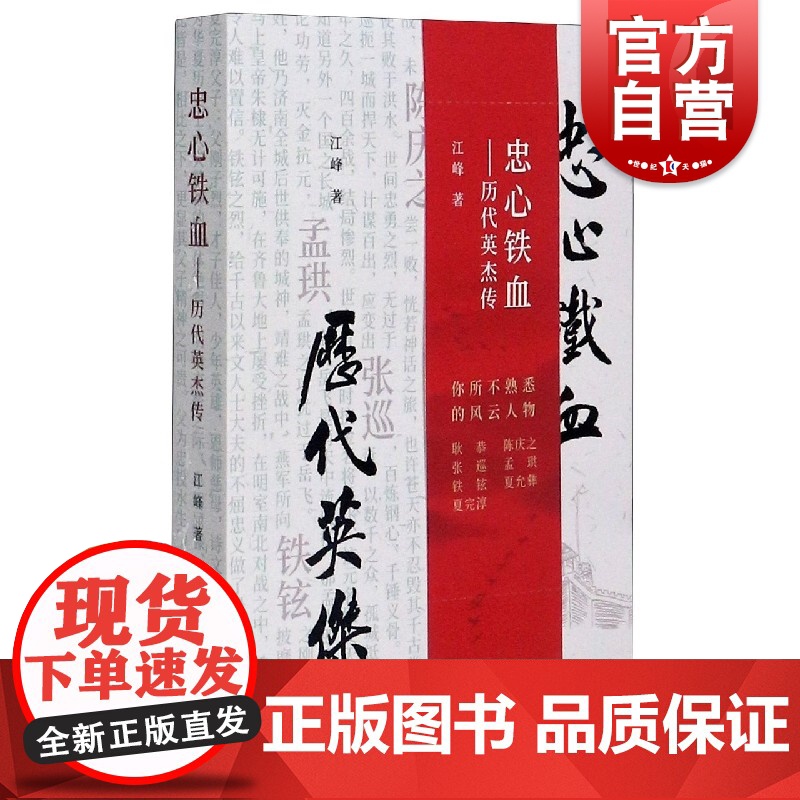 忠心铁血 历代英杰传 历史人物中国史中国通史 江峰 著 精忠报国再现中华英才凌云志 重绘荡气回肠忠义魂 岳飞 中西书局