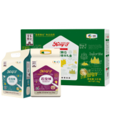 中粮福临门 皇家粮仓金花进口香米礼盒 1个