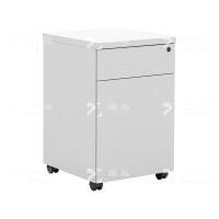 臻远 ZYGW-018活动柜一抽一门矮柜 晨曦白