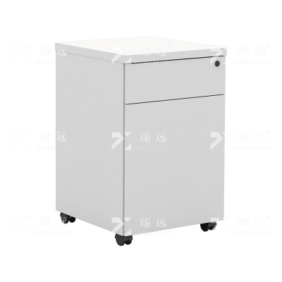臻远 ZYGW-018活动柜一抽一门矮柜 晨曦白