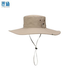 晋涵 遮阳渔夫帽 加大帽檐 个