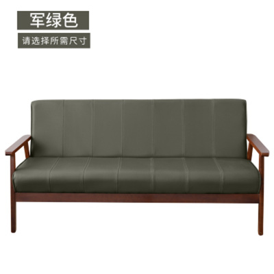 鑫环境 办公室三人沙发北欧简约单人皮艺小户型简易沙发咖啡厅沙发出租屋沙发