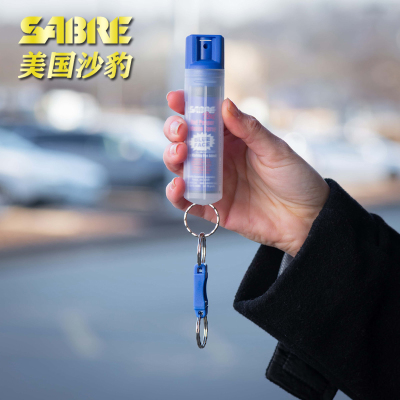 灰羽正品-美国沙豹蓝脸blueface射流型女子防身女士防狼器材催泪瓦斯汽车防身自卫辣椒水喷剂喷雾