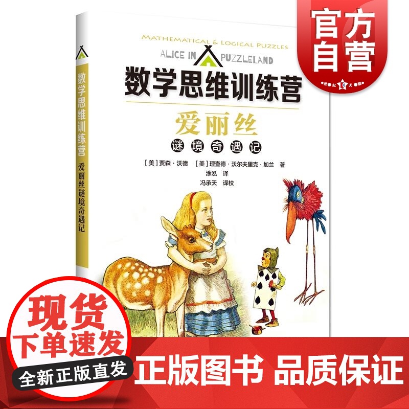 爱丽丝谜境奇遇记 数学思维训练营上海科技教育出版社培养推理逻辑创造力 系列乔治萨默斯/马丁加德纳趣味数学题/福尔摩斯探案