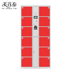 芙首泰智能储物柜指纹密码12门850*460*1800mm台