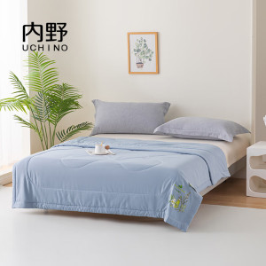 内野(UCHINO) 云水蓝蕲艾草养生被 180×200cm HU-HY01B20-B