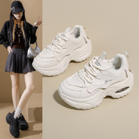 ins韩版新款老爹鞋女2026春季跑步休闲鞋厚底增高鞋