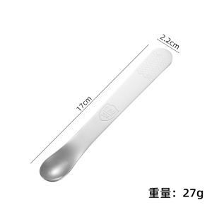 304不锈钢饺子勺挖馅搅拌器平勺挑馅勺家用包饺子馄饨勺子工具3759Z