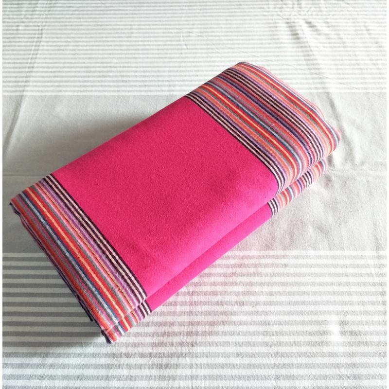 美帮汇传统手工山东老粗布床单单件全棉田园1.