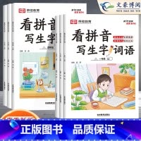看拼音写生字词语 六年级上 [正版]2024看拼音写生字词语一二年级三四五六年级上下册语文专项训练生字注音人教版拼音拼读