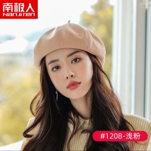 贝雷帽女秋冬季韩版日系鸭舌帽子ins网红潮八角帽