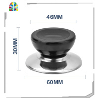 通用型锅盖把手锅盖顶帽锅盖头(大小孔锅盖) 不锈钢盖配件 FENGHOU 大三划(小孔通用)