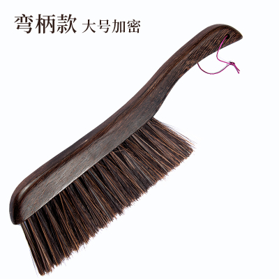 鸡翅木家用扫床刷子米魁神软毛卧室床上可爱床刷大号长柄器毛刷清洁刷天然鸡翅木床刷★大号弯柄（1把）